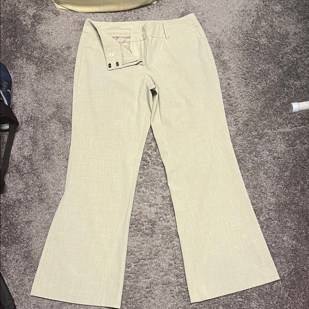New York & Company Cream Trousers